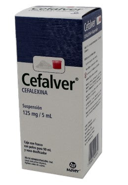 CEFALVER SUSP. 125 MG. CAJA C/FCO. C/PVO. P/90 ML.