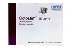 OCTOSTIM 15MCG 1.0ML C/5 AMPS