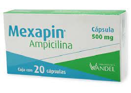 MEXAPIN CAPS. 500 MG. CAJA C/20