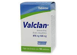 VALCLAN TAB. 875/125 MG. CAJA C/FCO. C/10