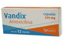 VANDIX CAP. 250 MG. CAJA C/12