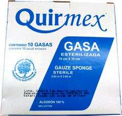 GASA ESTERILIZADA 10 SOBRES 10CMX10CM