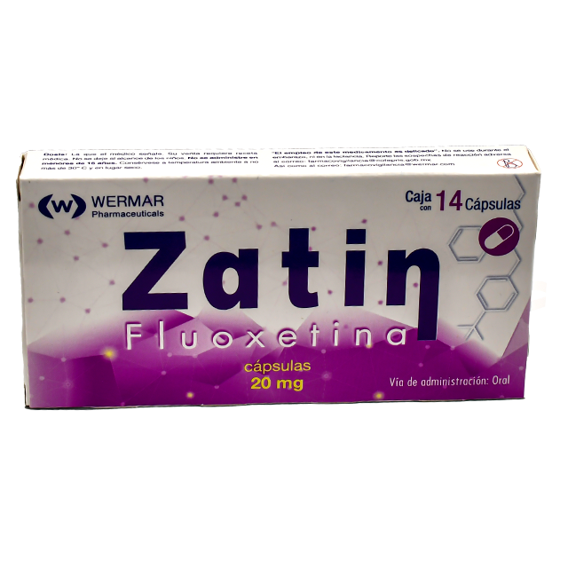 ZATIN CAP. 20 MG. CAJA C/14