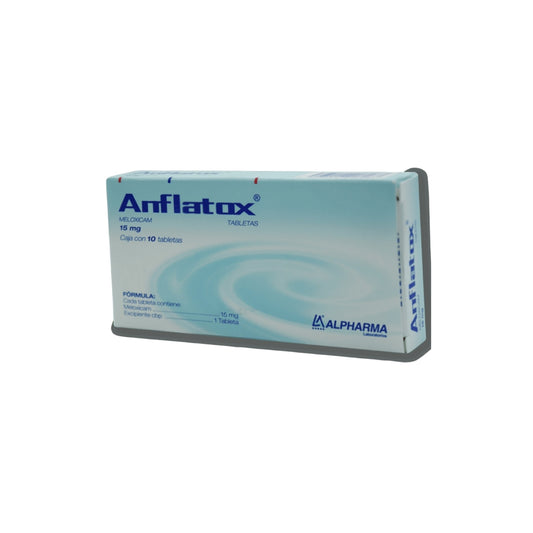 ANFLATOX TAB. 15 MG. CAJA C/10