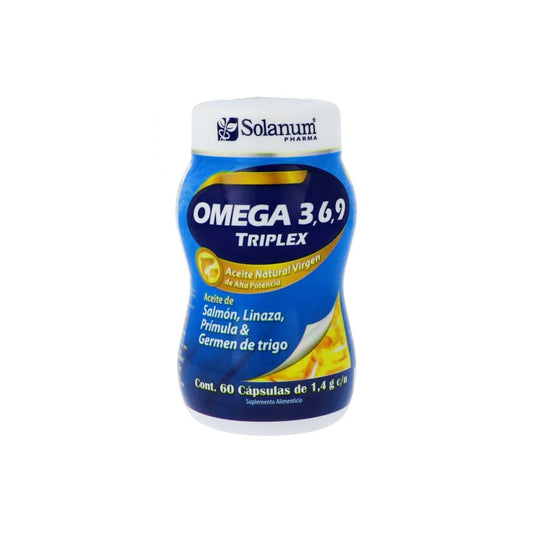 OMEGA 3-6-9 TRIPLEX AC NAT 60CAPS