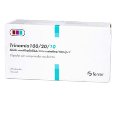 TRINOMIA 100/20/10MG 28 CAPS