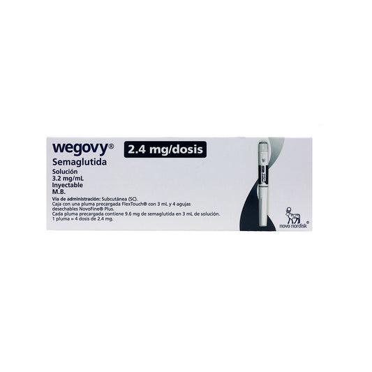 WEGOVY 2.4 MG 1 PLUMA PRECARGADA