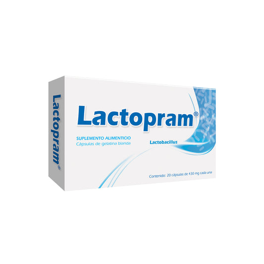 LACTOPRAM 20 CAPS 430 MG