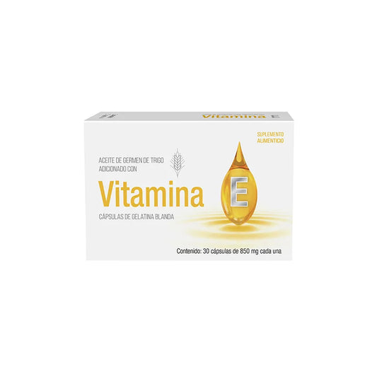 VITAMINA E-500 30 CAPS 850 MG