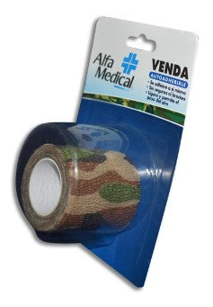 VENDA AUTOADHERIBLE 5 CM X 4.5 MT / CAMOUFLAGE / BLTR