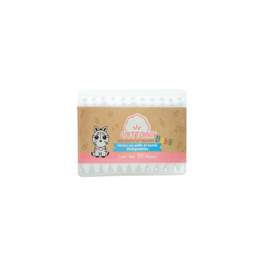 APLICADORES DE ALGODÓN PARA BEBE