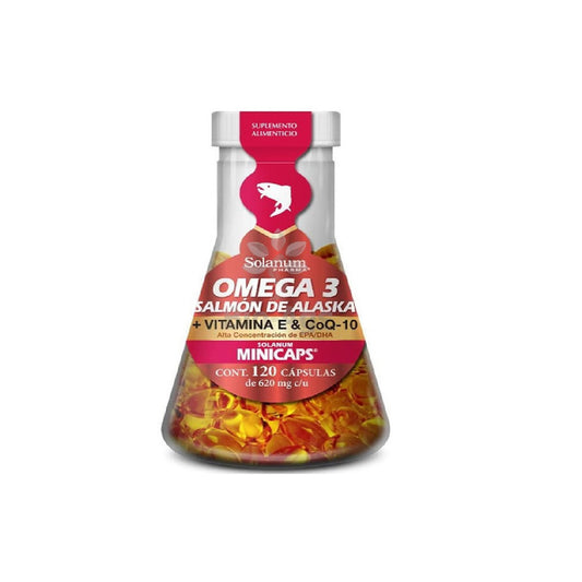 OMEGA 3 SALMO +VIT-E +COQ 120CAPS
