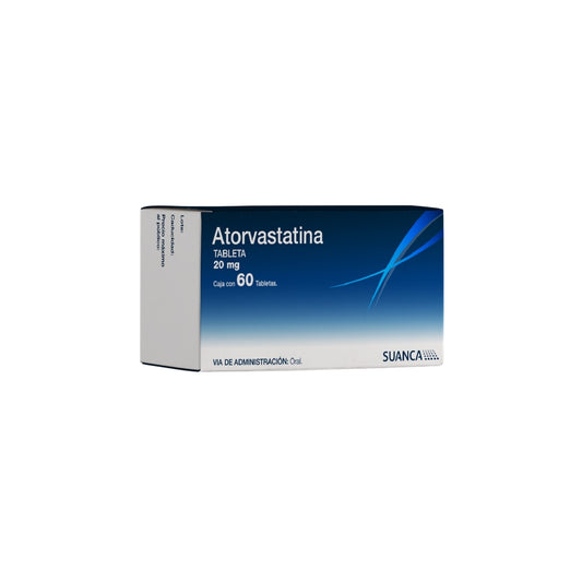 ATORVASTATINA 60 TAB 20 MG