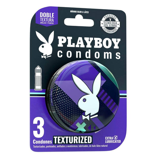 PLAYBOY TEXTURIZADO 1 BLISTER C/3 PZAS