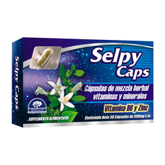 SELPY CAPS 30 CAPS 186/10/1/500 MG