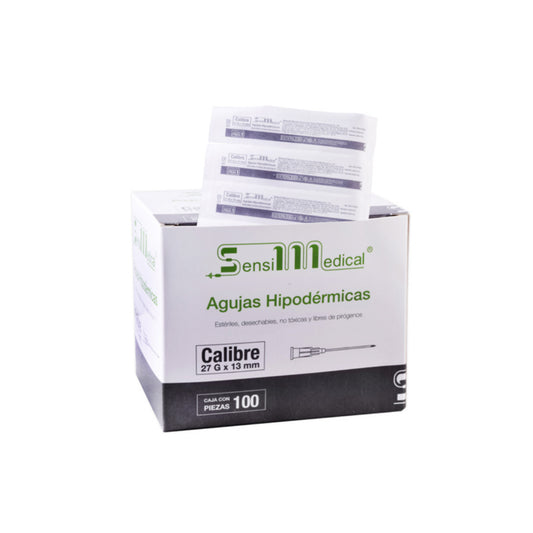AGUJAS HIPODERMICAS 100 AGUJAS 22X32 MM