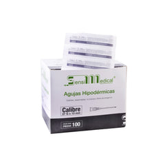 AGUJAS HIPODERMICAS 100 AGUJAS 22X32 MM