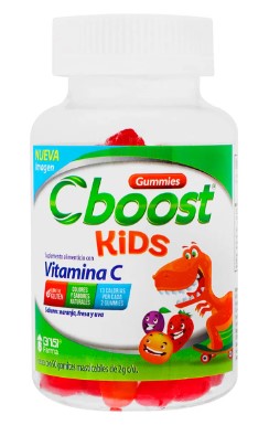 C-BOOST KIDS GOMITAS MASTICABLES FCO. C/90 2 G. C.U.