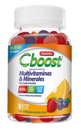C-BOOST GOMITAS MASTICABLES FCO. C/90 DE 2 G. C/U