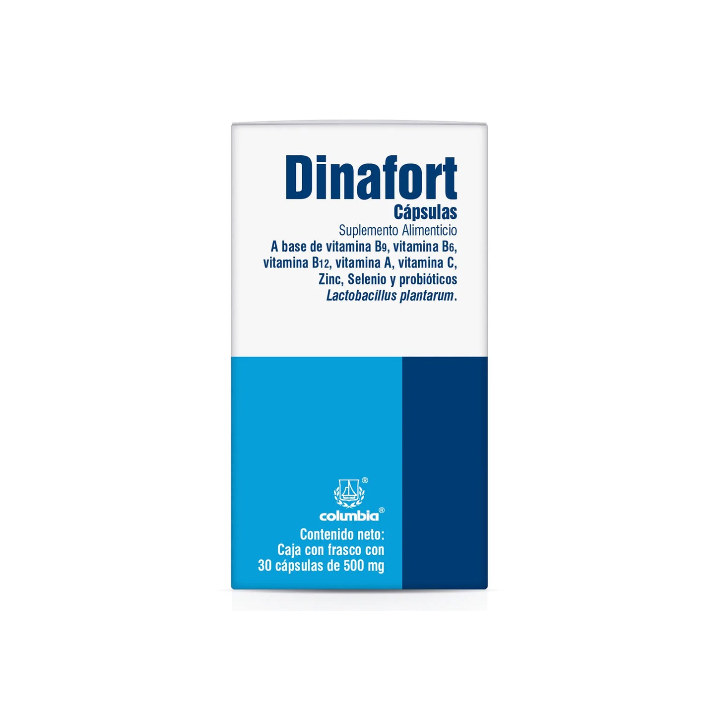 DINAFORT 500MG SUP ALIM 30CAPS