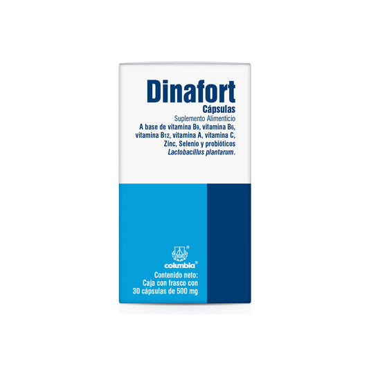 DINAFORT 500MG SUP ALIM 30CAPS