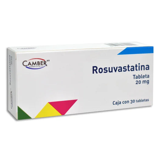 ROSUVASTATINA 20MG 30TABS