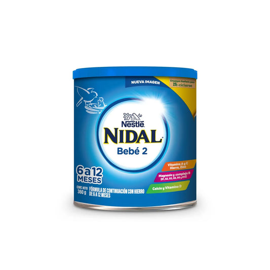 NIDAL 2 BEBE FORM LACT 6-12M 360G