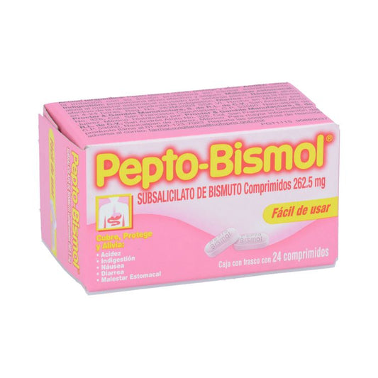 PEPTO-BISMOL 262.5 MG 24 CPR