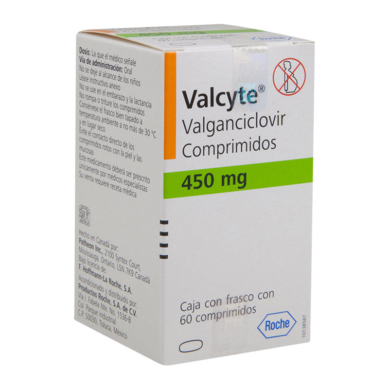 Valcyte Rdy VALCYTE 450 mg Comprimidos | Valganciclovir | Roche – CostoFarma