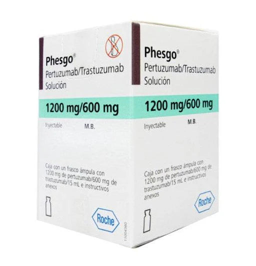 PHESGO 1200/600MG SOL INY FA 15MLN