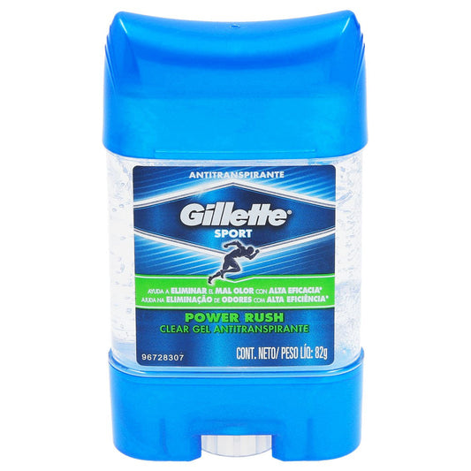 GILLETTE DESOD GEL PWR RUSH82G