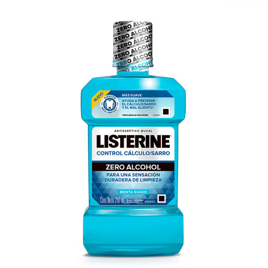 LISTERINE ZEROALCOHOL MENTA - PZA 250ML