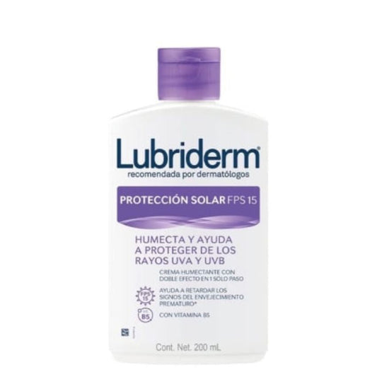 LUBRIDERM PROTECCIÓN SOLAR FPS15 - CRE 200ML