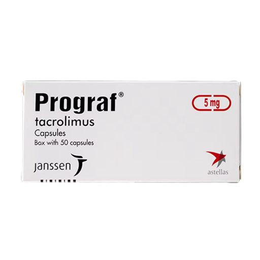 PROGRAF 5 MG 50 CAPS