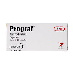 PROGRAF 5 MG 50 CAPS