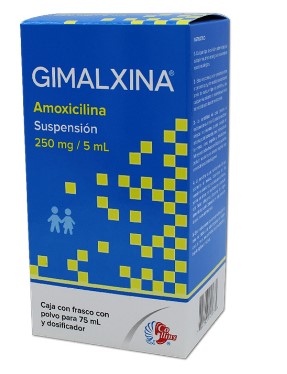 GIMALXINA SUSP. 250 MG. FCO. C/PVO. P/75 ML.