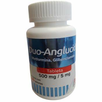 DUO ANGLUCID 60 TAB 500/5 MG