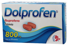 DOLPROFEN TAB. 800 MG. CAJA C/10