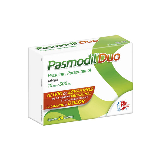 PASMODIL DUO 24 TAB 500/10 MG