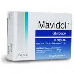 MAVIDOL 3 AMP 30 MG