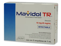 MAVIDOL TR 3 AMP 25/10 MG