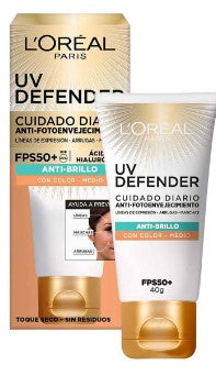 CRA LOREAL UV-DEF FPS50 COL MED40G