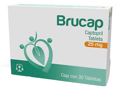 BRUCAP TAB. 25 MG. CAJA C/30