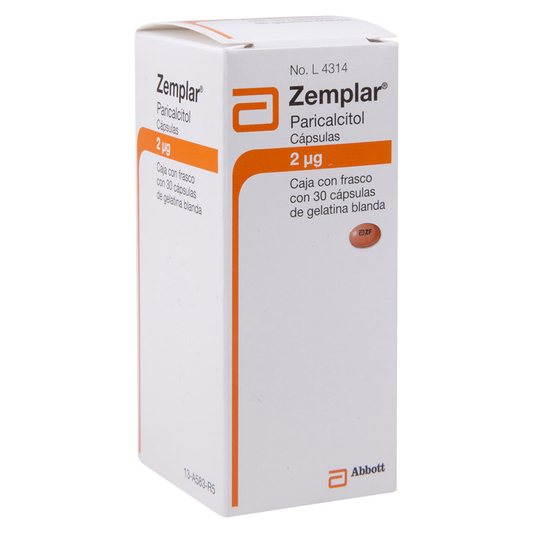 ZEMPLAR 2 MCG oral con 30 cápsulas