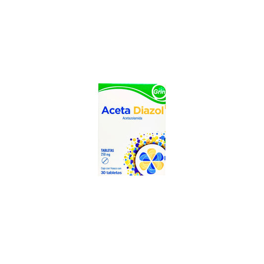 ACETADIAZOL 250MG TAB C30