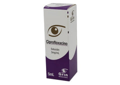 CIPROFLOXACINO SOL OFT. FCO GOTERO C5 ML
