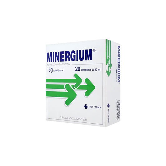 MINERGIUM 5 GRS 20 AMP DE 10ML