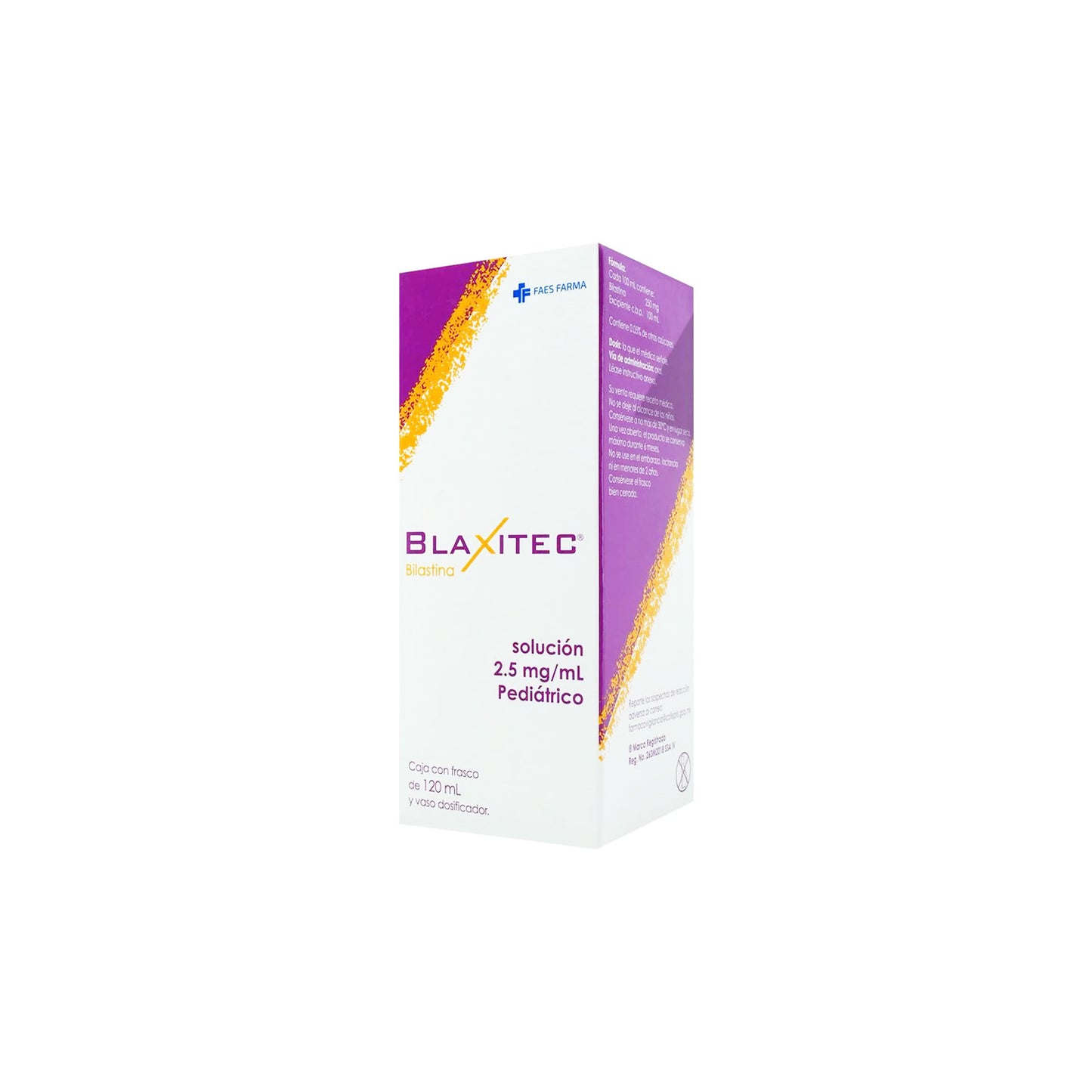 BLAXITEC PEDIATRICO 2.5MG/ML - SOL 120ML