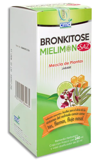 BRONKITOSE MIELIMON SAZ JBE. CAJA C/FCO. C/240 ML.