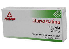 ATORVASTATINA 10 TAB 20 MG
